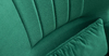 Кресло для отдыха Феличе ТК 529 велюр Велутто 33 темно-зеленый малахитовый