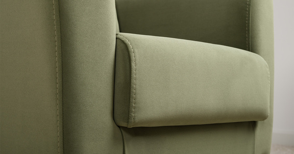 Кресло для отдыха Барселона ТК 672 велюр Diagonal 694 оливковый