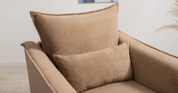 Кресло для отдыха Берта ТК 772 велюр Mirage otter коричневый