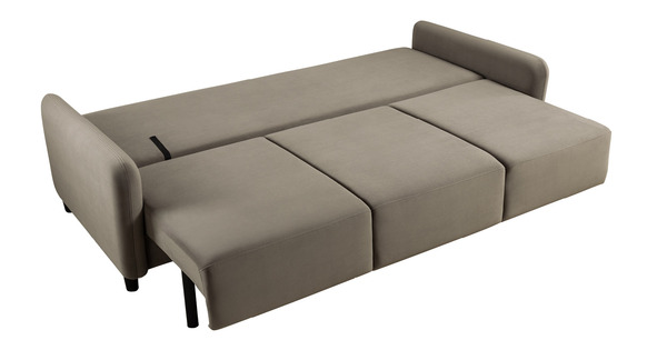 Диван-кровать прямой Дакота ТД 583 велюр Vendetta 10 серо-коричневый, Riga 1598 z1 col 34 горчичный, Romeo 03