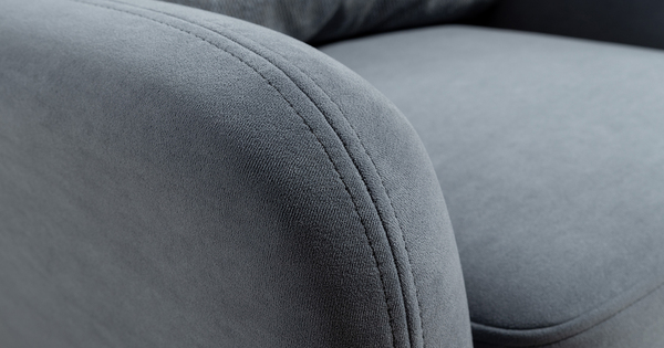 Кресло для отдыха Дакота ТК 584 велюр Vendetta 24 синий, Riga 1598 z1 col 20 серо-голубой