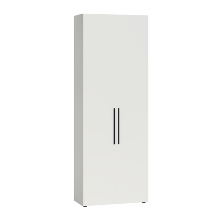 Гостиная Эйр композиция 1 белый PE шагрень, собирается на любую сторону