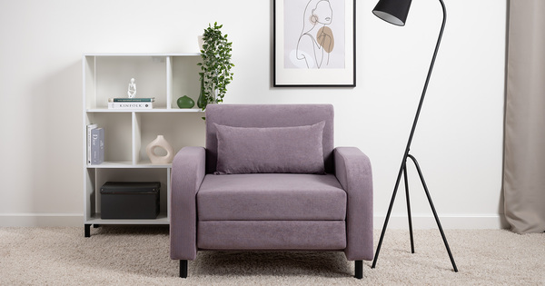 Кресло-кровать Киото ТК 782 велюр Epic 65 lilac сирень