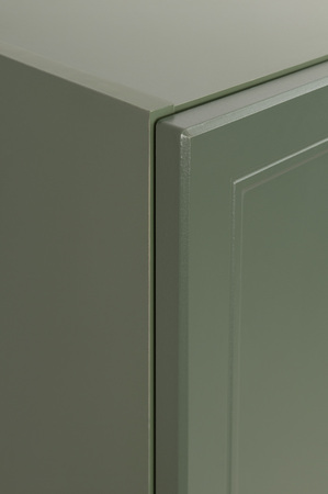 Шкаф двустворчатый Марион 16.340.02 дымчатый зеленый K521, олива шагрень AG 1050 ПВХ