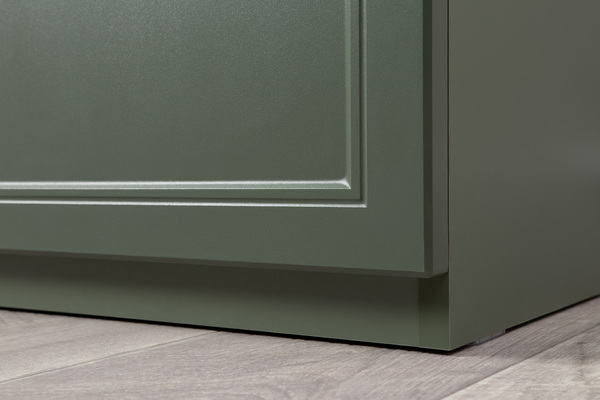 Шкаф двустворчатый Марион 16.340.02 дымчатый зеленый K521, олива шагрень AG 1050 ПВХ