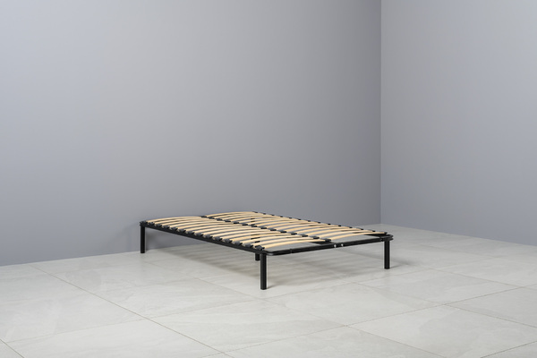 Кровать Эйр 11.46.01 с ортопедическим основанием, белый РЕ шагрень, спальное место 120 х 200